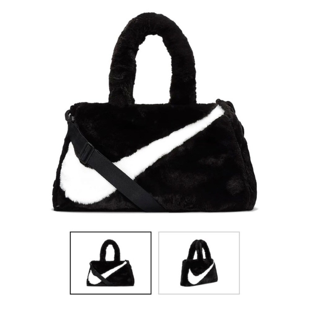 Nike Faux Fur Tote Bag